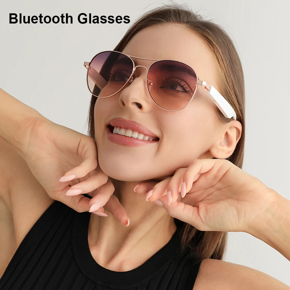 Smart Sunglasses Bluetooth glasses,Wireless HD UV Protective Lens Eyewear Waterproof Speaker,listen to songs, talk sunglasses