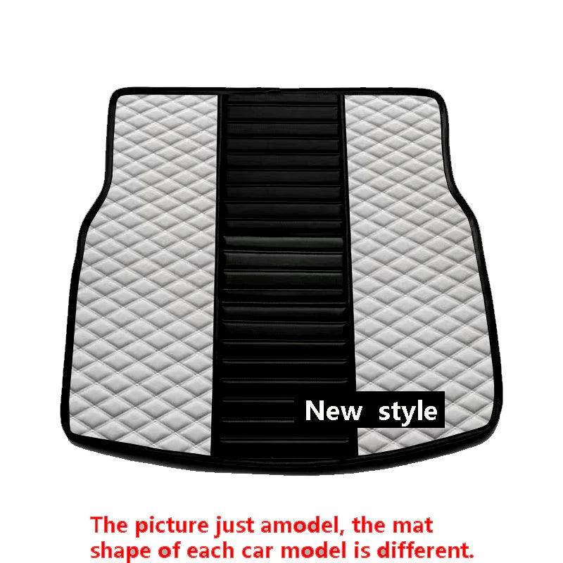 Car Trunk Mats For Hyundai Kona Kauai OS 2018~2022 Waterproof