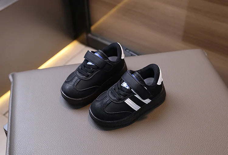 Toddler Baby Kids Fashion Design Walking Shoes Sneakers White Non-slip Casual Shoes Boys Girls Breathable Outdoor Sport Shoes