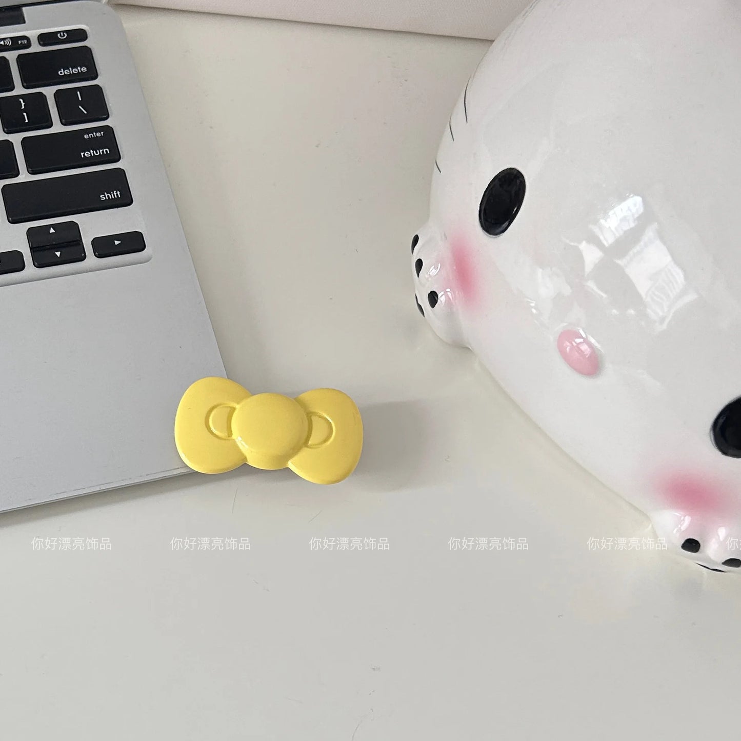 Kawaii Sanrio Bow Hairpin Hello Kittys Hair Accessories Cute Girl Heart Side Clip Bangs Temperament Jewelry Gift Sanrio Hairpin