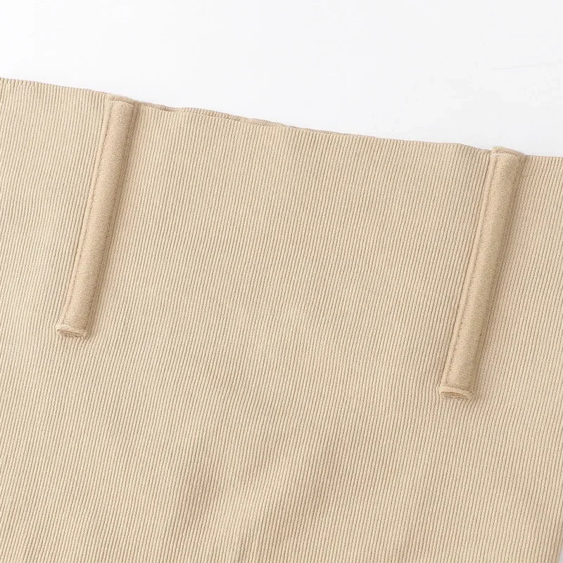 High Waist Not Curling Edges Belly Tightening Buttocks Lifting Pants Women Slim Short Pant Intimates Shapers Female Underwear