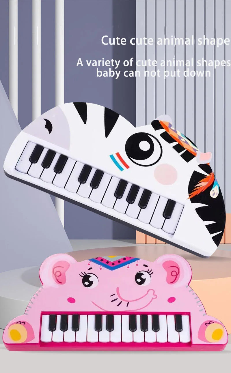 Kids Piano Keyboard Toy Children's Electronic Musical Instrument Multi-Functional Animal Piano Keyboard Early Education Toys