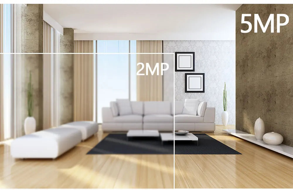 Outdoor Analog CCTV Video Surveillance Cameras Outside Waterproof HD 5MP AHD Home Camera with Motion Sensor Night Vision Cam 2MP