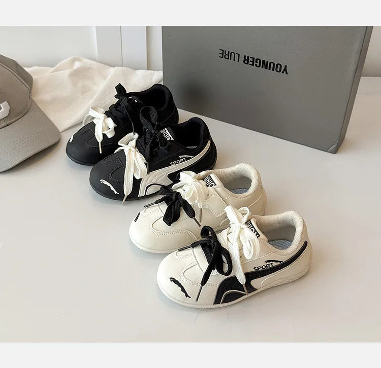 Children's Sports Shoes 2025 Autumn Boys Girls Comfortable Non Slip Outdoor Casual Shoes Kids Fashion Low-top Flat Sneakers