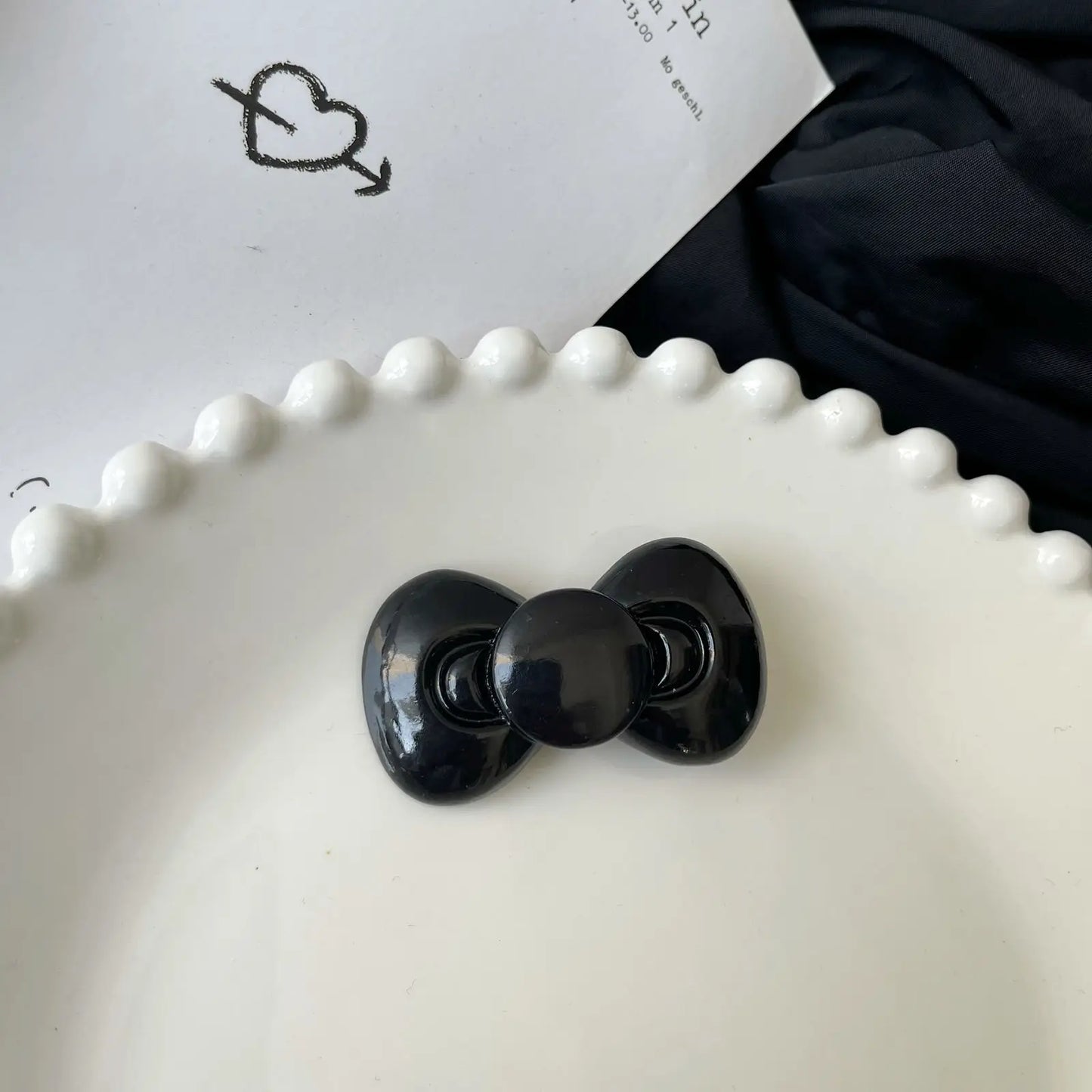 Kawaii Sanrio Bow Hairpin Hello Kittys Hair Accessories Cute Girl Heart Side Clip Bangs Temperament Jewelry Gift Sanrio Hairpin