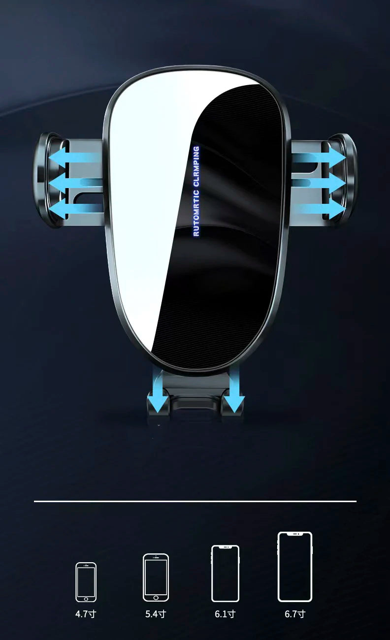 Car Phone Holder For Honda Accord MK10 MK10.5 2018 2019 2020-2022 Mobile Phone Mounts Car Wireless Charging Special Fixed Base