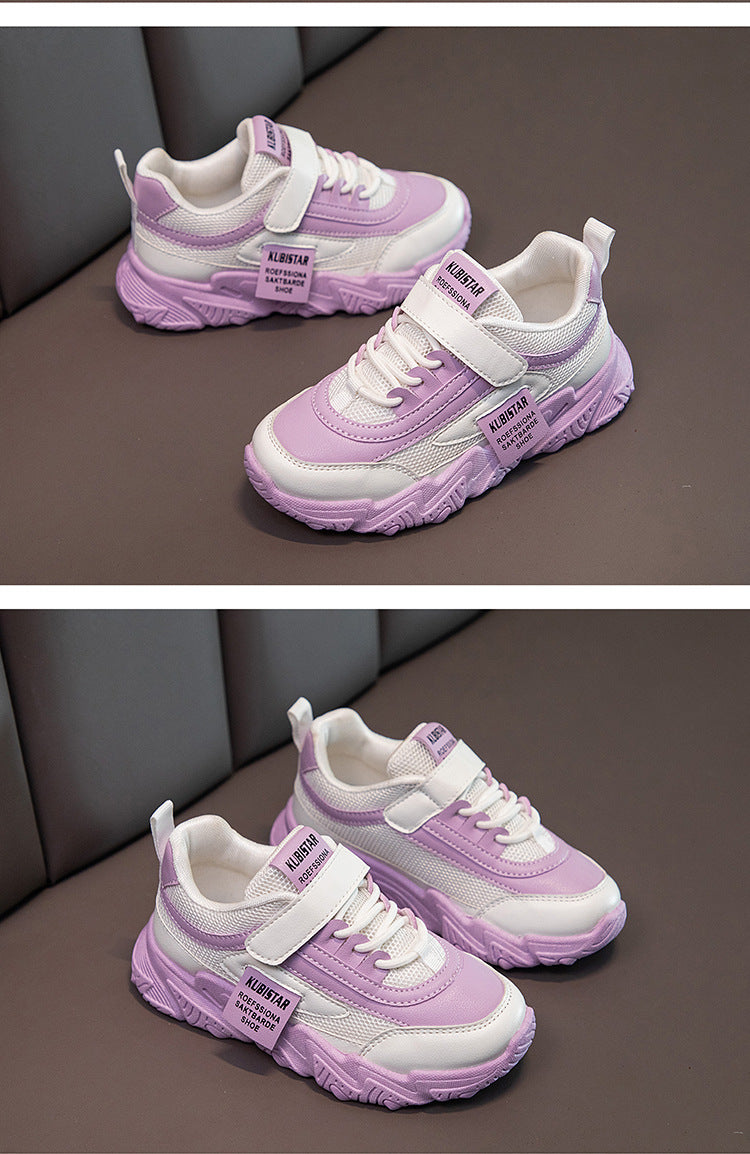 Kids Sports Shoes Children Casual Running Shoes for Boys Girls Air Mesh Breathable Fashion Sneakers Spring Summer Anti-skid Soft