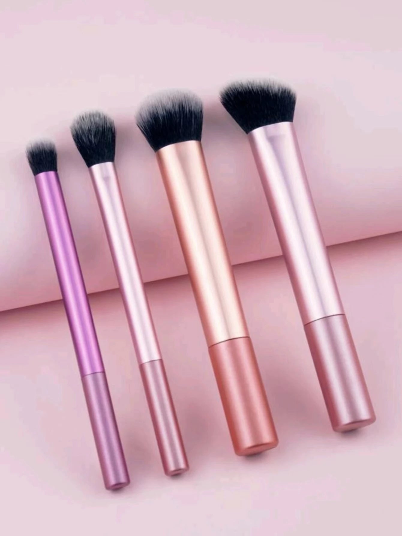 4 Long tube Makeup Brushes