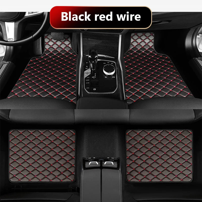 SEAMETAL 4Pcs Car Floor Mat Full Set Universal Non-Slip Auto Carpet Waterproof All-Weather Car Mat Anti Scratch Cargo Liner