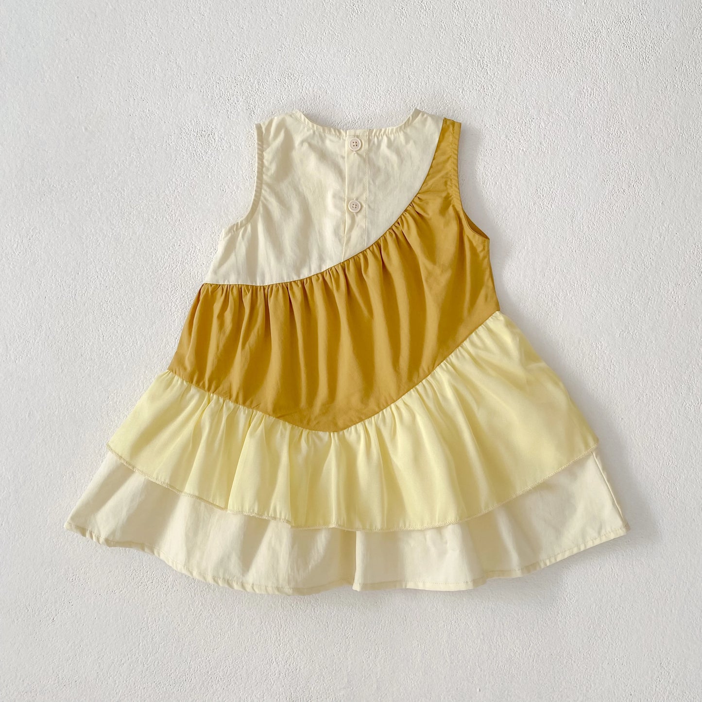 2025 Kids Clothes Summer Cotton Dress Baby Girls Clothes Cartoon Splicing Colors Dresses Children's Clothing Vestidos Cotton