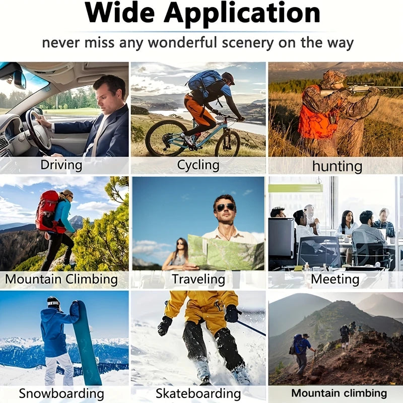 4K HD Camera Glasses Wearable Polarized Lens DVR Video Surveillance Security Protection Video Cam For Outdoor Sports 2025