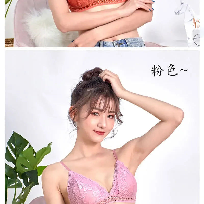 Women Bras Comfort Sport Bralette Underwear Sexy Seamless Lingerie Lace Backless Push Up Bra Corsets Top with Cups Ropa Mujer