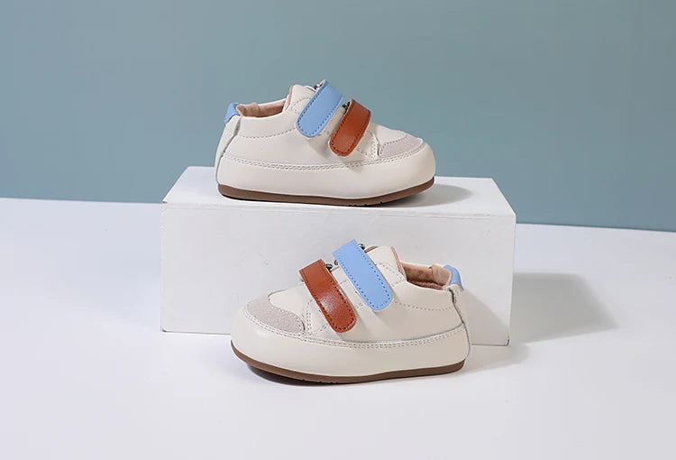 0-5 Years New Baby Shoes For Boy Leather Toddler Children Barefoot Shoes Soft Sole Outdoor Kids Tennis Fashion Girls Sneakers