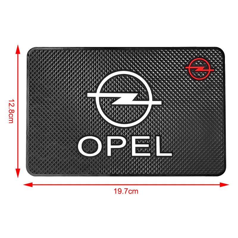 Car Mobile Phone Mat Dashboard Mat Rubber Mat  Non-Slip Pad For Opel Astra j Insignia Astra g Corsa Zafira b Mokka Vivaro Meriva