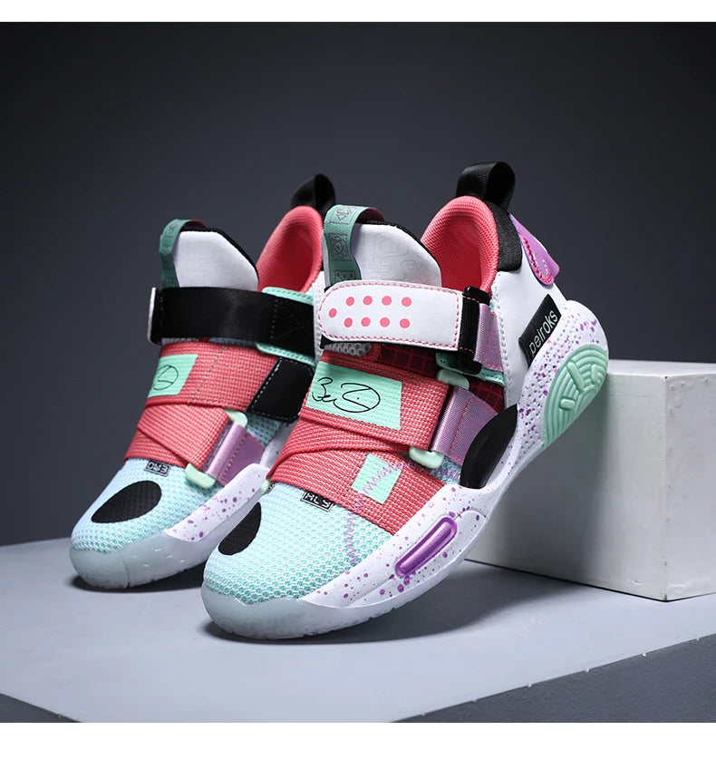 2025 New Children's Basketball Shoes For Boys Girls Non-slip Kids Sport Shoes Lightweight Outdoor Sneakers Trainers Footwear