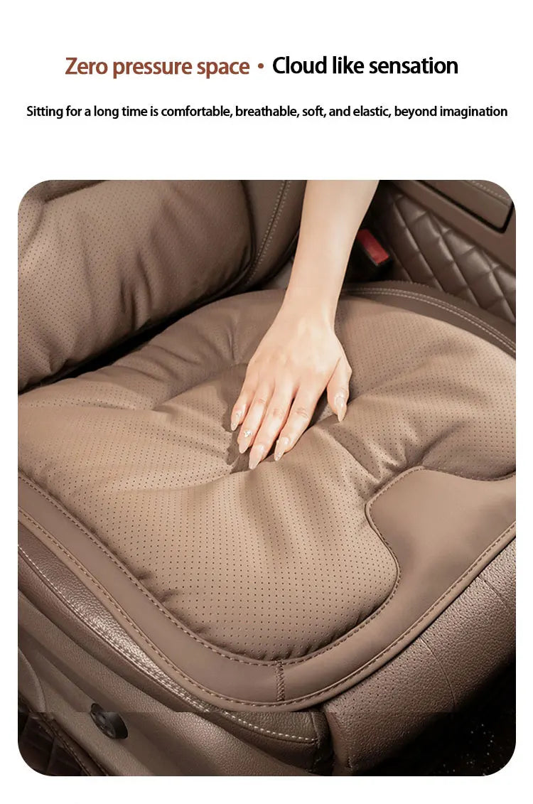 Universal Car Seat Cover Leather Cars Seat Waist Cushion Covers Four Season Auto Interior Seats  Protection Pad Car Accessorie