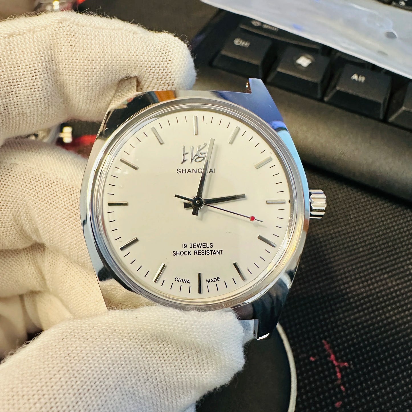 Vintage-Inspired Shanghai 7120 Watch 36mm - Mechanical Men's Wristwatch for Collectors & Watch Enthusiasts