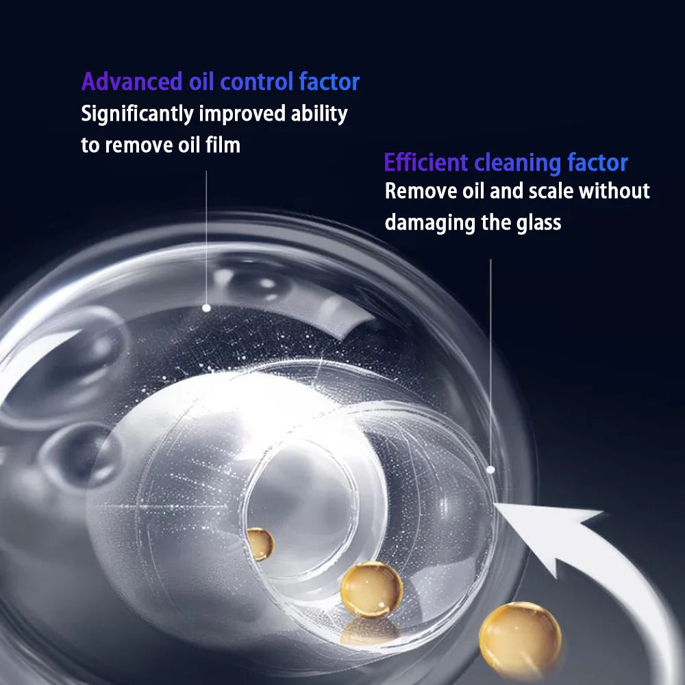 Car Glass Oil Film Remover Auto Detailing Powerful Glass Polishing Compound Windshield Cleaner Cleaning Brush Polish Car Tools