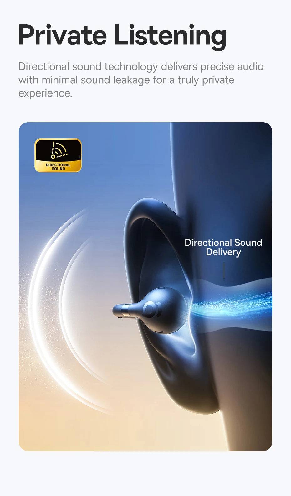 Baseus BC1 Earphones OWS Ear Clip Wireless Bluetooth 6.0 Headphones 4 Mic Call Noise Reduction Earbuds Low Latency Gamer Headset