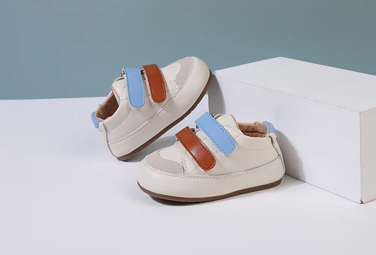 0-5 Years New Baby Shoes For Boy Leather Toddler Children Barefoot Shoes Soft Sole Outdoor Kids Tennis Fashion Girls Sneakers