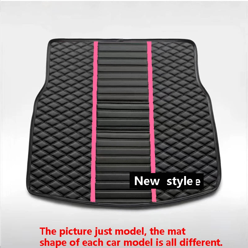 Car Trunk Mats For Hyundai Kona Kauai OS 2018~2022 Waterproof