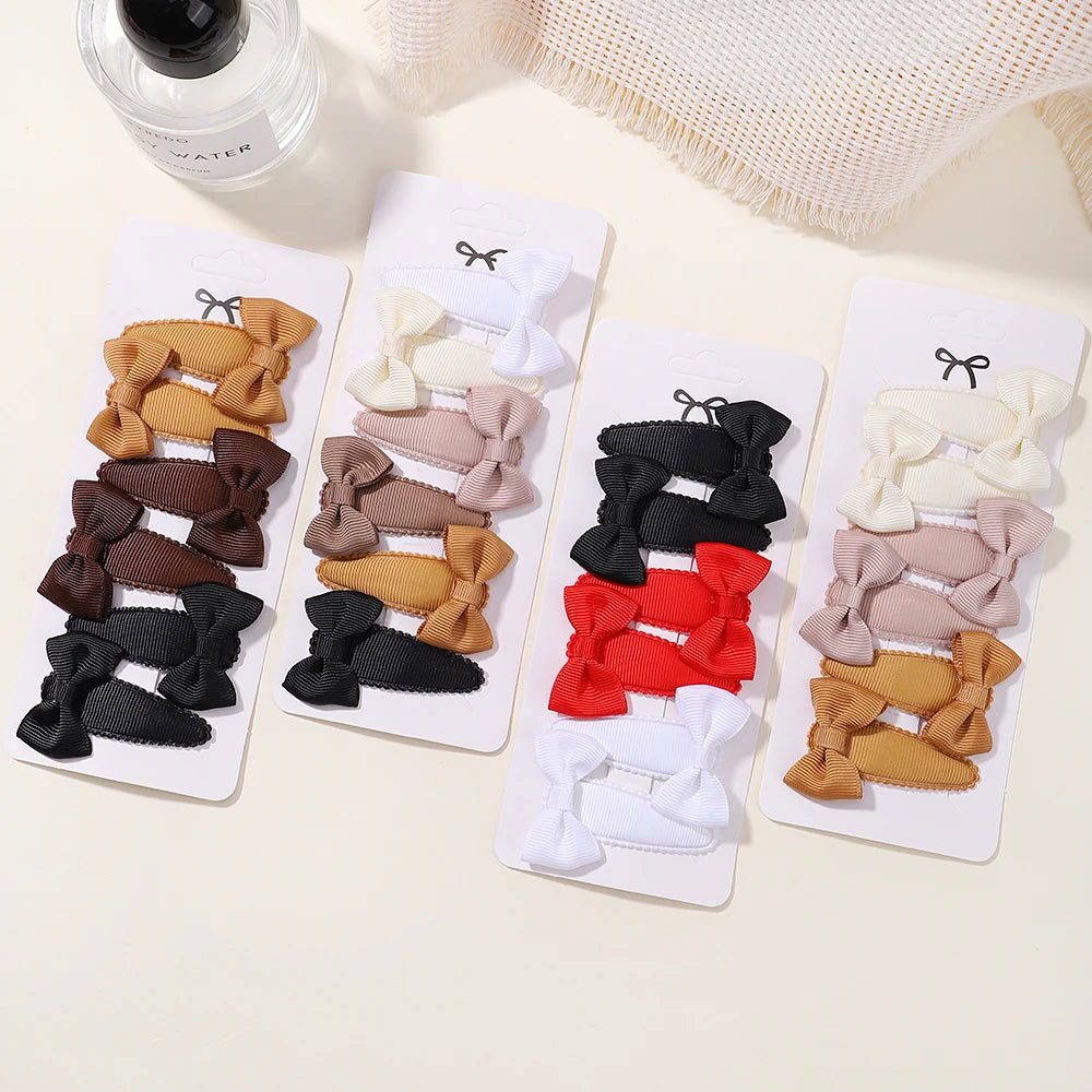 Kids Fresh Hair Clip Set Flower Printe Sweet Butterfly Hairpins Children BB Hair Bangs Clips Barrettes Girl Accessories Headwear