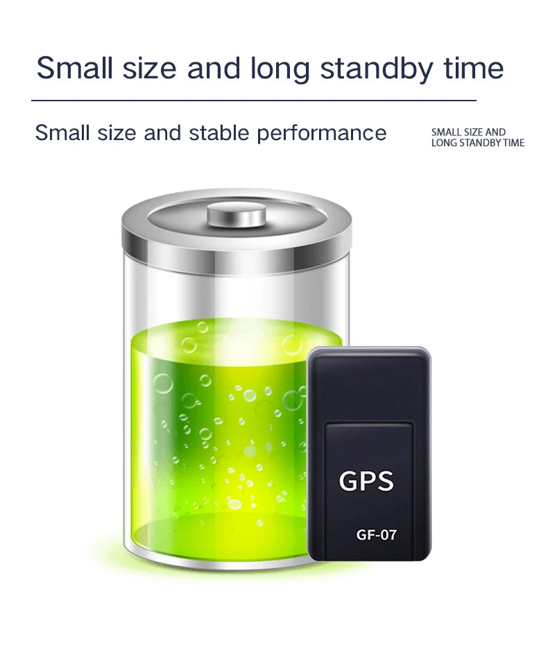 Gps Locator Remote Small Strong Magnetic Car Vehicle Anti-Theft and Loss Prevention Tracker Car Tracking Artifact Gf-07