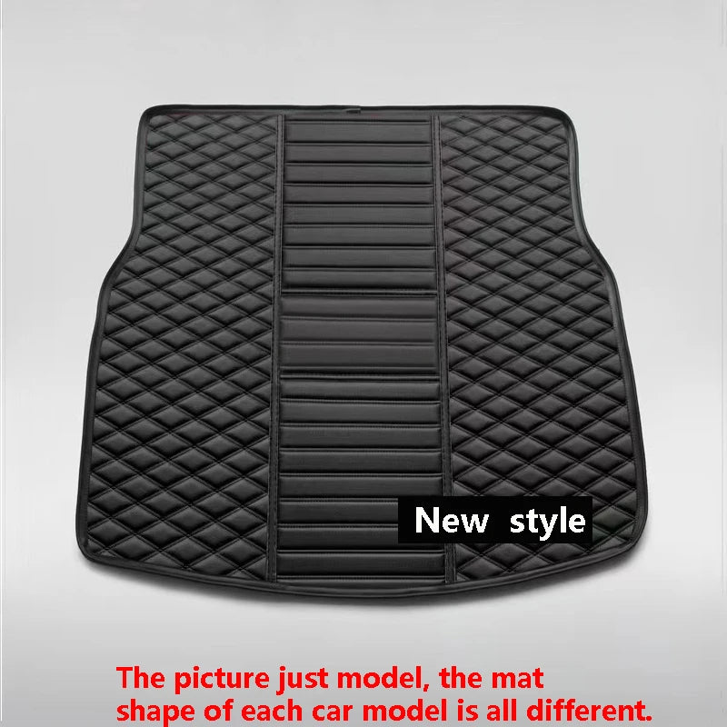 Car Trunk Mats For Hyundai Kona Kauai OS 2018~2022 Waterproof