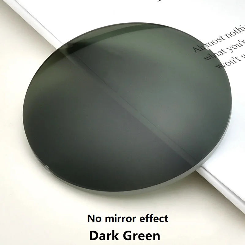 Polarized Sunglasses Prescription Lens 1.56 1.61 1.67 Aspheric Sun Glasses Lenses Myopia Optical UV400 Mirror Colourful Coating