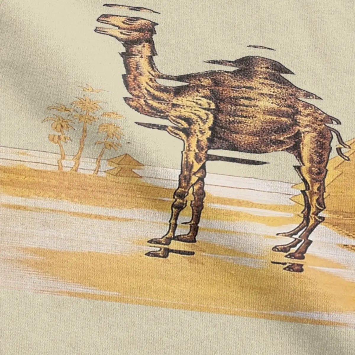 Camels Band T Shirts for Men Cotton Funny T-Shirts O Neck Tees Short Sleeve Clothing Plus Size