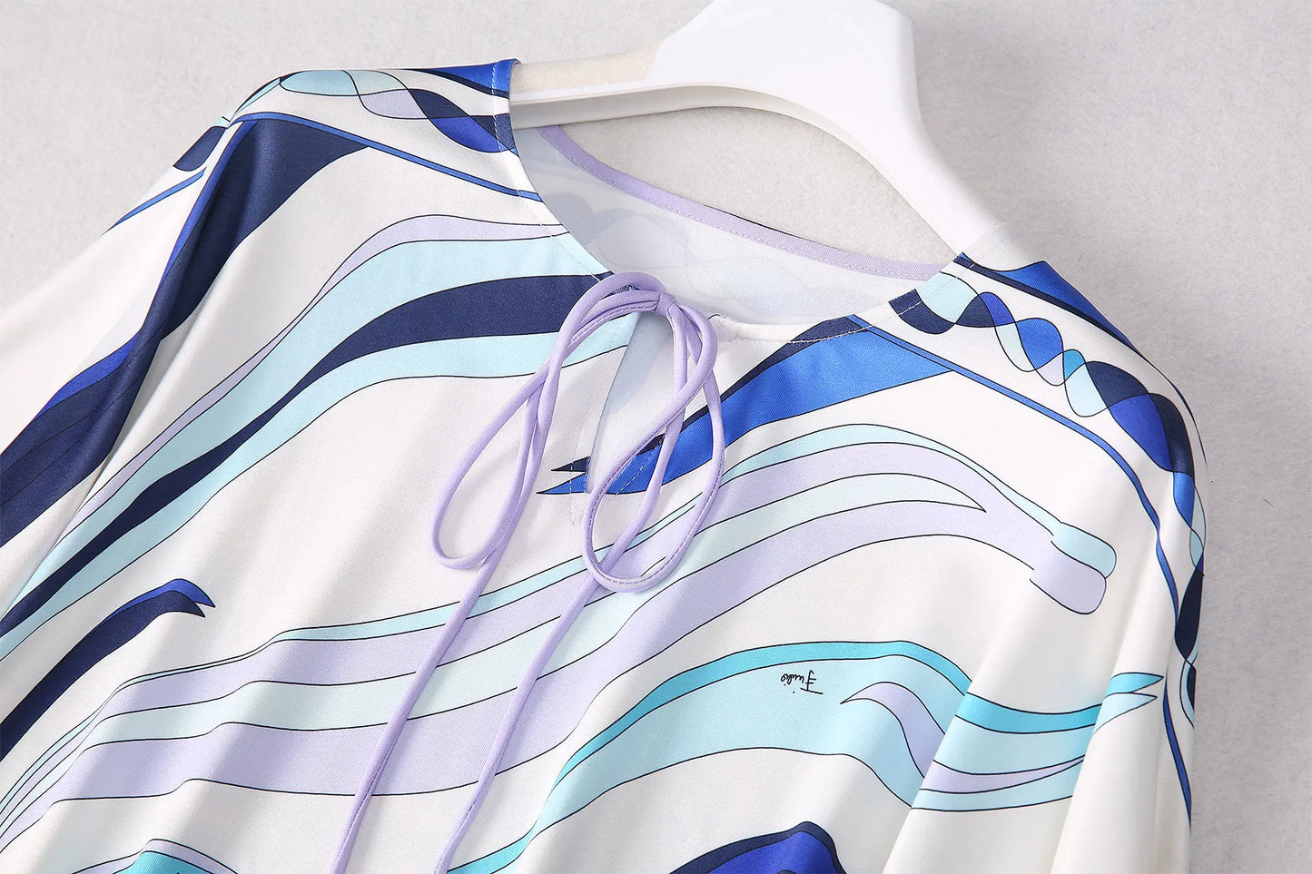 Women's Clothing Elegant Dress Robe Casual Comfortable Breathable Long Vestidos Fashion Loose Round Neck Printed Dress New