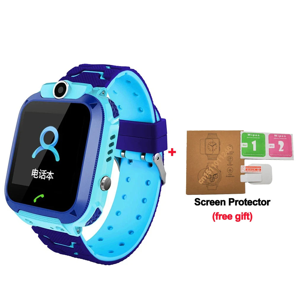 Smart Watch Kids 4g Sim Card SOS Tracker Call Phone Camera Voice Chat Photo Children Smartwatch Camera Boys Girls Birthday Gifts