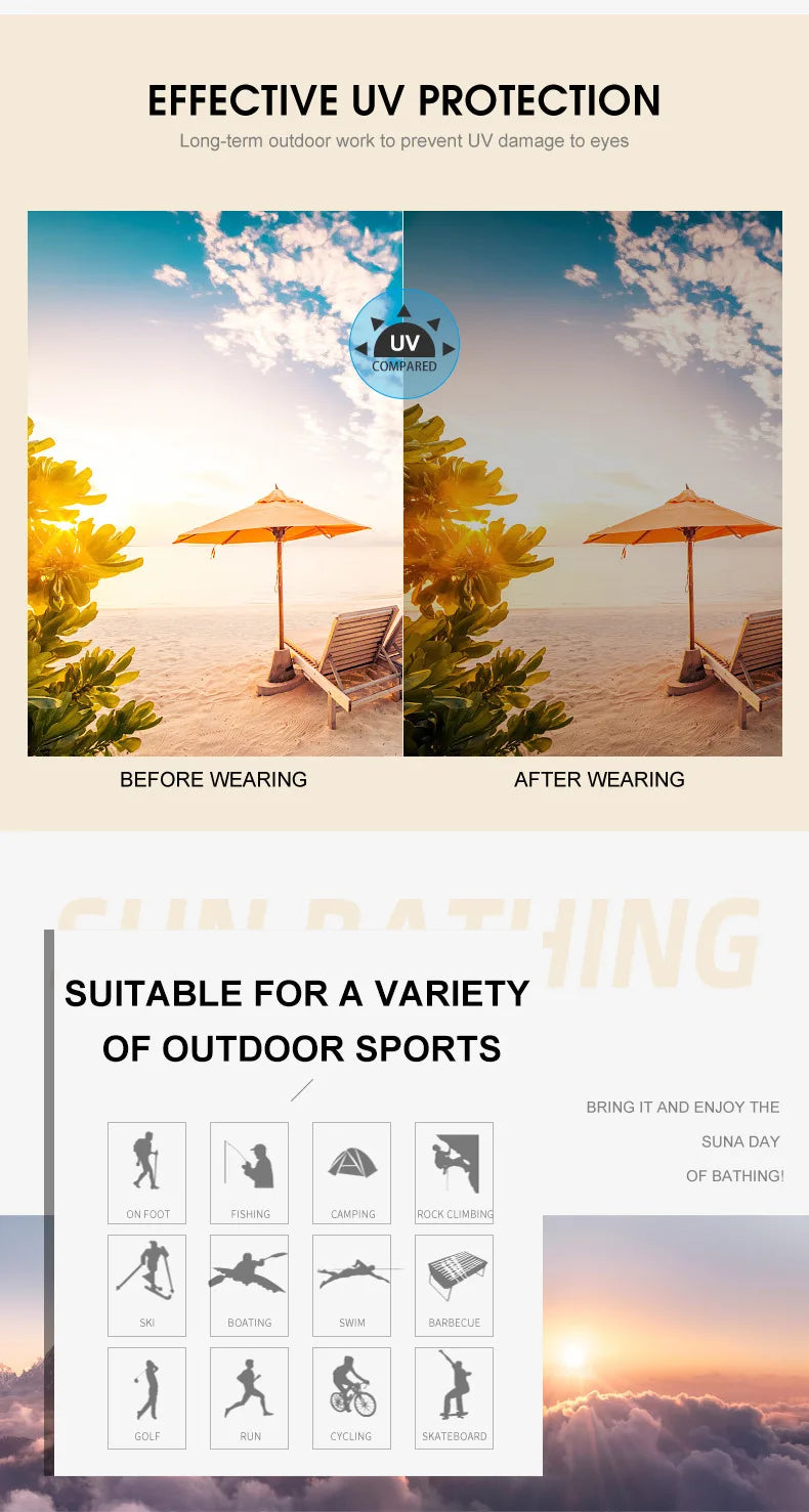 Polarized Sunglasses For Women Men Classic Brand Reflective Lens Square Trendy Sunglasses Woman High Quality Metal UV Protective