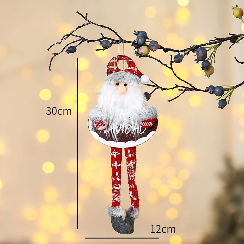 New Year 2025 Christmas Tree Decorations Cute Dolls