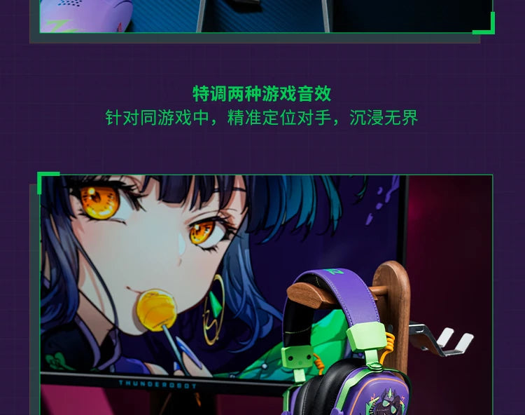 VALKYRIE VK S1 Gaming Headset Wireless Triple-Mode Detachable Microphone 15ms Ultra-low Latency Customized Gaming Headphones