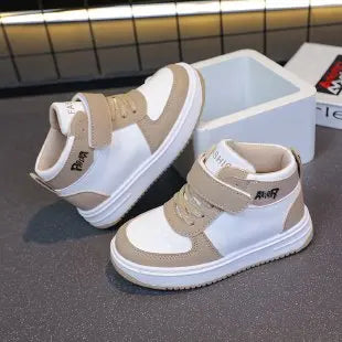 Children's Sports Shoes Spring Autumn New Boys Girls Sneakers Classics High Top Soft Breatheable Fashion Kids Basketball Shoes