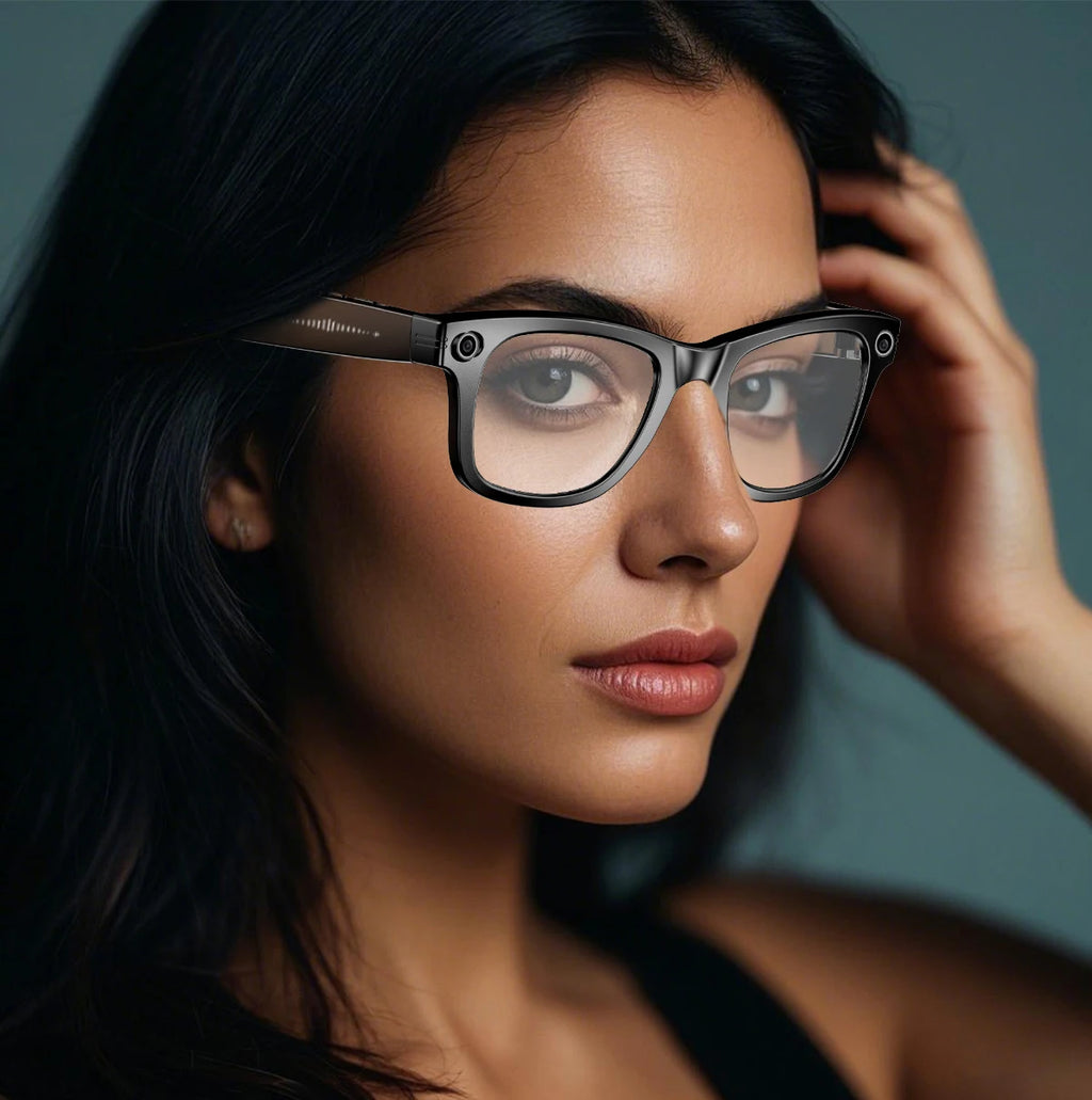 New Camera Glasses 800w Pixel 4K UHD Camera Recording Noise Reduction Ai Recognition Translation Anti Blue Light Smart Glasses