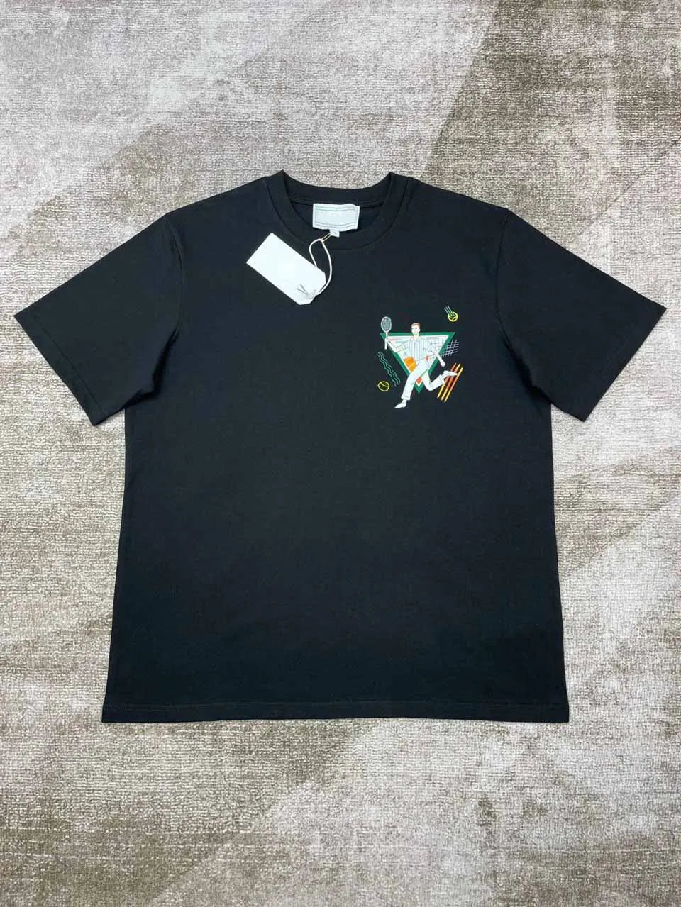 2025 High Quality  Casinoblank Paris Tennis Equipment Print Women Men T shirts Oversized Men Casual Cotton Summer T shirt tees