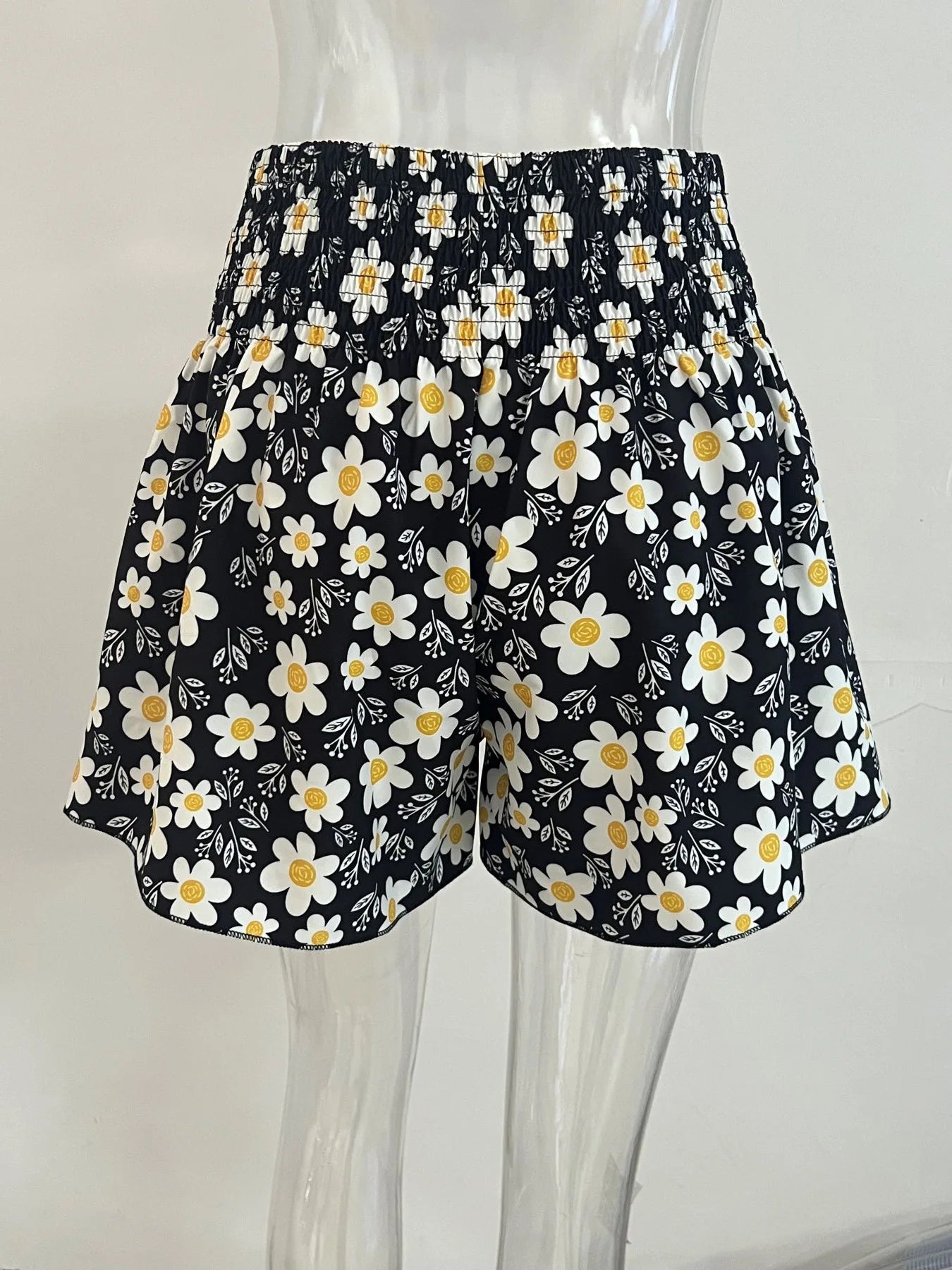 European and American cross-border hot sale floral print shorts women's summer fashion and comfort to wear beach shorts pants