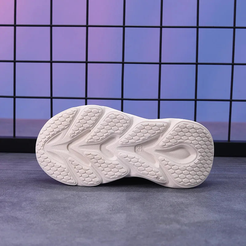 Kids' Casual Shoes Children Led Light Spring Outdoor Sneakers For Breathable Anti-slip Black  Blue Pink Size 21-30