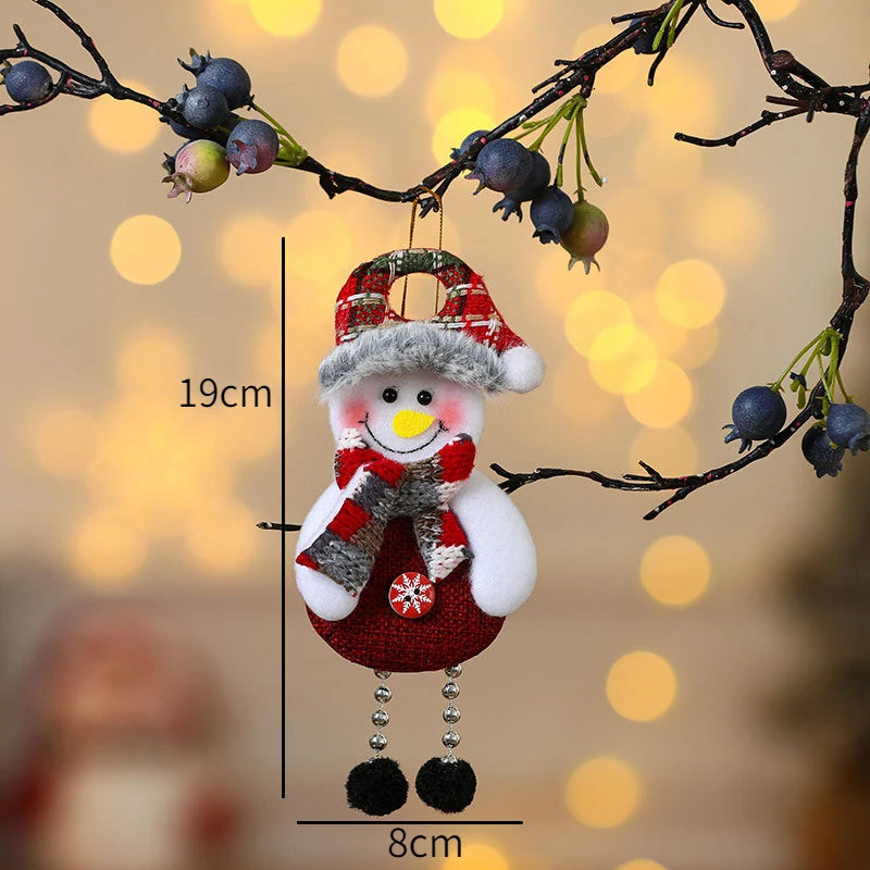 New Year 2025 Christmas Tree Decorations Cute Dolls