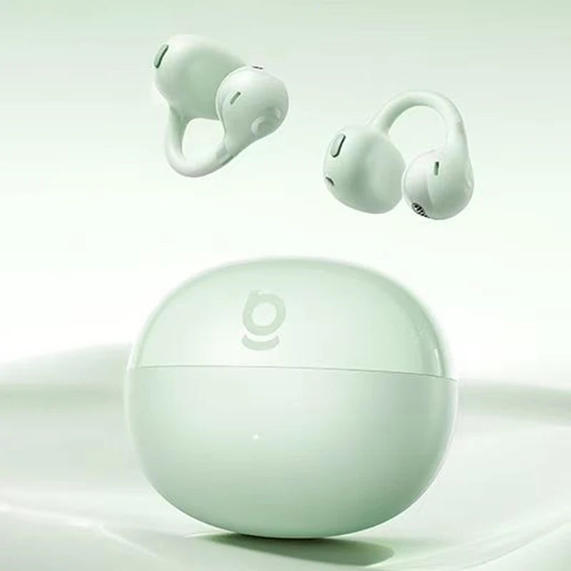 Baseus BC1 Earphones OWS Ear Clip Wireless Bluetooth 6.0 Headphones 4 Mic Call Noise Reduction Earbuds Low Latency Gamer Headset