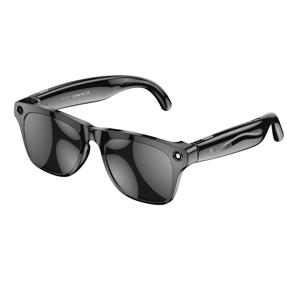 Smart Glasses With 720P HD Camera Take Photo Record Video Bluetooth Call Music Stereo Mic Touch Sport Sunglasses For Men Women