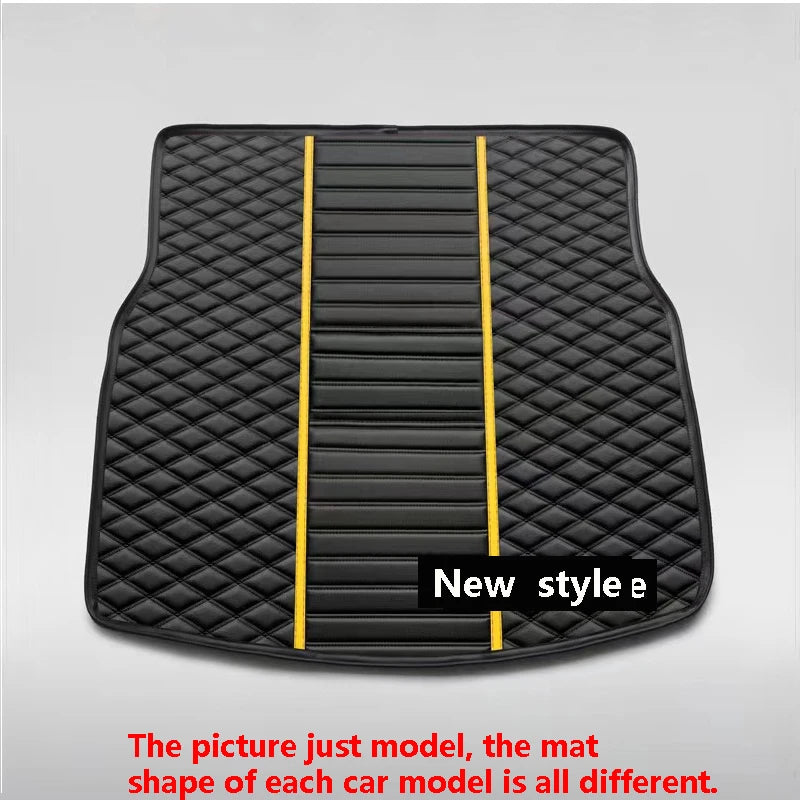 Car Trunk Mats For Hyundai Kona Kauai OS 2018~2022 Waterproof