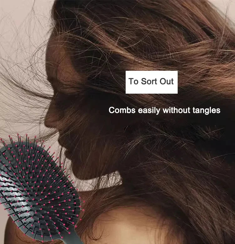 New Girls Hair Comb Scalp Massage Airbag Hairbrush Wet Curly Detangle Brush For Salon Hairdressing Styling Tools For  Women