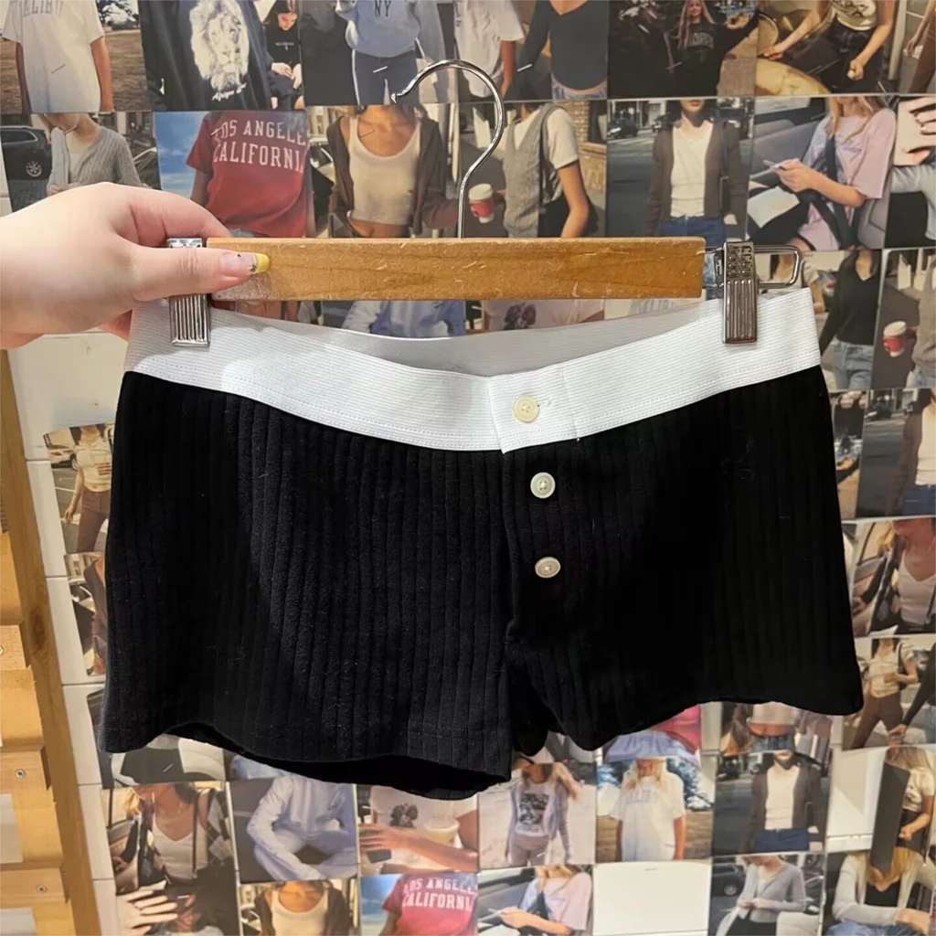 Purple Floral Print Home Shorts Summer Patchwork Elastic Waist Straight Short Pant Casual Cute Cotton Pants Woman Clothing