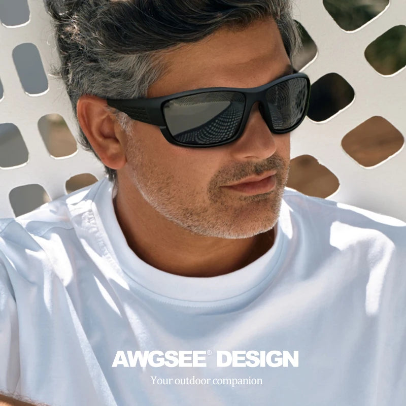 Polarized Sports Sunglasses – High-Quality UV400 for Fishing, Travel, Running & Driving with Color-Changing Lenses