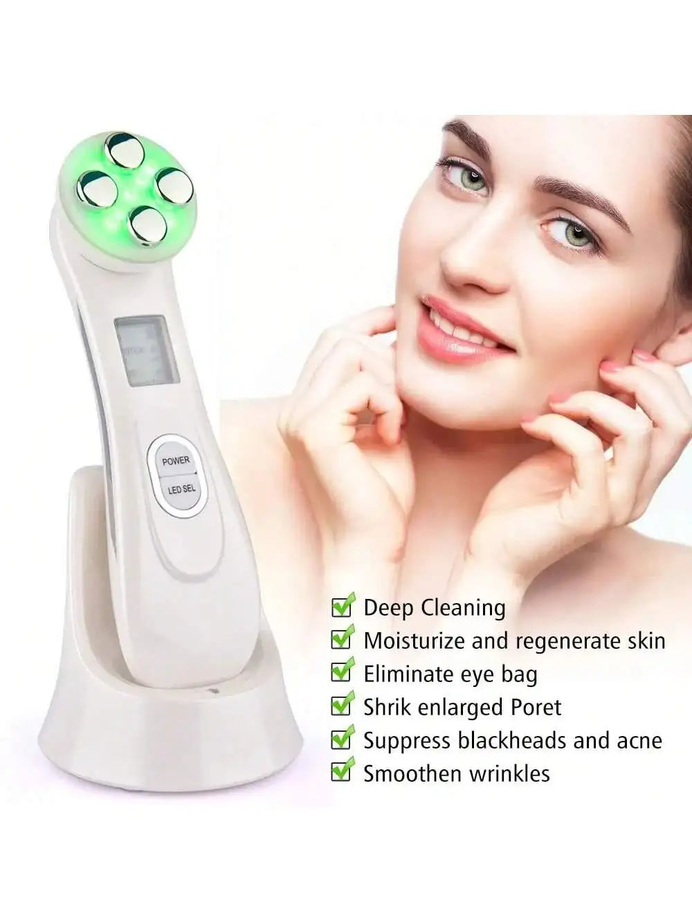Beauty Products Professional Face Exfoliating Ultrasonic Shovel Facial Peel Cleaner Skin Scrubber Spatula Skin Care Tools
