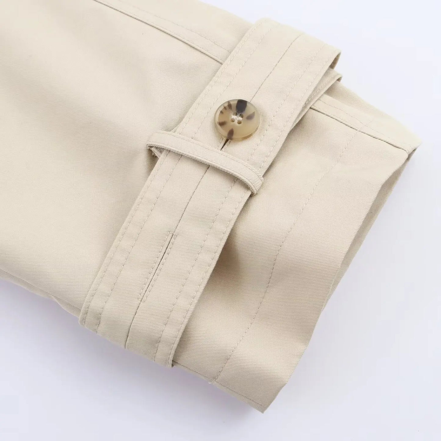 HH Women Elegant Casual Loose Jackets Fashion Woman Street Style Lapel Double-Breasted Pocket Decoration Slim Short Coats