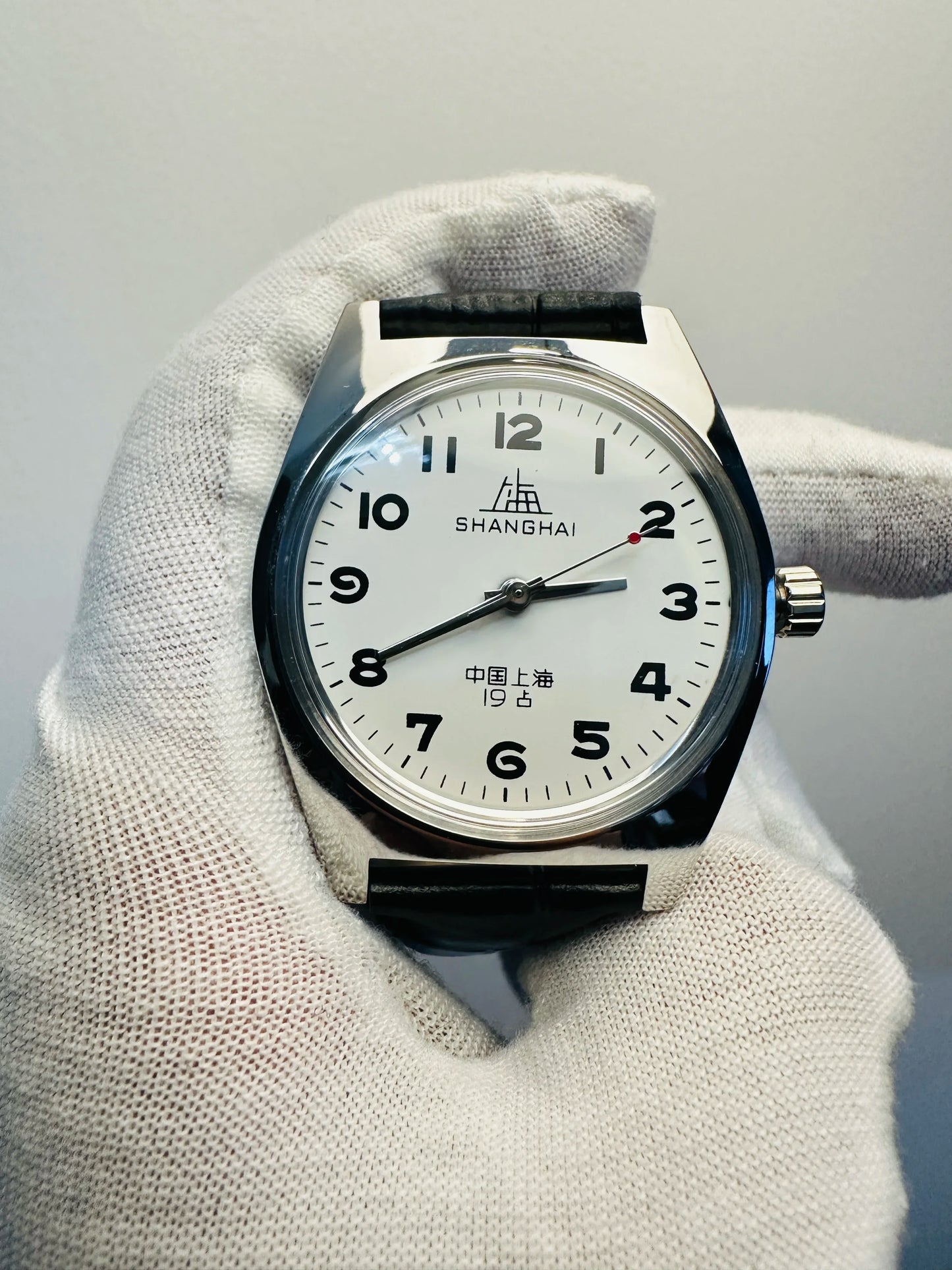 Vintage-Inspired Shanghai 7120 Watch 36mm - Mechanical Men's Wristwatch for Collectors & Watch Enthusiasts